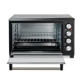 Мини-печь Hyundai MIO-HY075 38л. 2000Вт серебристый/черный