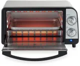 Мини-печь Hyundai MIO-HY071 9л. 800Вт серебристый/черный