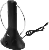 Антенна телевизионная Gal AR-460 25дБ активная черный каб.:1.5м