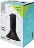 Антенна телевизионная Gal AR-460 25дБ активная черный каб.:1.5м