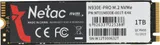 SSD накопитель Netac SSD N930E Pro 1TB PCIe 3 x4 M.2 2280 NVMe 3D NAND, R/W up to 2130/1720MB/s, IOPS(R4K) 250K/220K, TBW 600TB, 3y wty