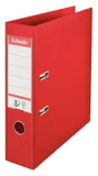 Папка-регистратор Esselte №1 Power 811330/01 A4 75мм пластик красный вместимость 500 листов смен.карм. на кор.