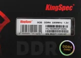 Память DDR4 8Gb 3200MHz Kingspec KS3200D4P12008G RTL PC4-25600 CL17 DIMM 288-pin 1.2В single rank Ret
