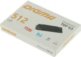 Накопитель SSD Digma PCIe 4.0 x4 512GB DGST4512GG33T Top G3 M.2 2280