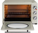 Мини-печь Hyundai MIO-HY084 33л. 1500Вт бежевый/хром