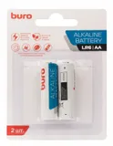 Батарея Buro Alkaline LR6 AA (2шт) блистер