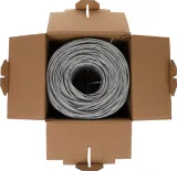 Кабель сетевой Buro BU-CCA-051 UTP 4 пары cat5E solid 0.51мм CCA 305м серый