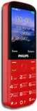 Мобильный телефон Philips E227 Xenium 32Mb красный моноблок 2Sim 2.8" 240x320 0.3Mpix GSM900/1800 FM microSD
