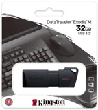 Флеш Диск Kingston 32Gb DataTraveler Exodia M DTXM/32GB USB3.0 черный/черный