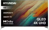Телевизор QLED Hyundai 55" H-LED55QBU7500 Android TV Frameless черный 4K Ultra HD 60Hz DVB-T DVB-T2 DVB-C DVB-S DVB-S2 USB WiFi Smart TV