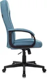 Кресло руководителя Бюрократ T-898 синий 38-415 крестов. пластик