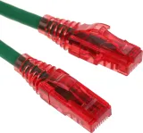 Патч-корд Hyperline PC-LPM-UTP-RJ45-RJ45-C5e-0.5M-LSZH-GN UTP RJ-45 вил.-вилка RJ-45 кат.5E 0.5м зеленый LSZH 24AWG