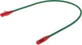 Патч-корд Hyperline PC-LPM-UTP-RJ45-RJ45-C5e-0.5M-LSZH-GN UTP RJ-45 вил.-вилка RJ-45 кат.5E 0.5м зеленый LSZH 24AWG