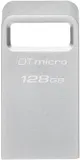 Флеш Диск Kingston 128GB DataTraveler Micro DTMC3G2/128GB USB3.2 серебристый