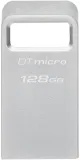 Флеш Диск Kingston 128GB DataTraveler Micro DTMC3G2/128GB USB3.2 серебристый