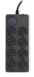 Сетевой фильтр Ippon BK-8-EU-5-10-B 5м (8 розеток) черный (коробка)