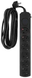Сетевой фильтр Ippon BK-6-EU-5-16-B 5м (6 розеток) черный (коробка)