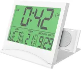 Будильник Ritmix CAT-042 White белый LCD подсв:белая часы:цифровые без радио