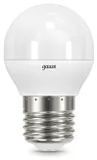 Лампа светодиодная Gauss 9.5Вт цок.:E27 шар 220B 4100K св.свеч.бел.нейт. P45 (упак.:1шт) (105102210)