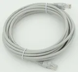 Патч-корд cat.5E stranded molded 5м серый RJ-45 (m)-RJ-45 (m)