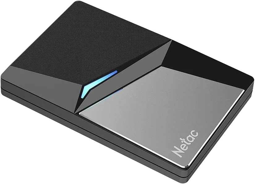 SSD накопитель Netac Z7S 480GB USB 3.2 Gen 2 Type-C External SSD, R/W up to 550MB/480MB/s,with USB-C to USB-A cable and USB-A to USB-C adapter 3Y wty