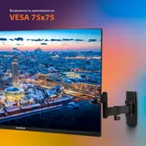 Монитор SunWind 23.8" SUN-M24BA103 черный IPS LED 5ms 16:9 HDMI M/M матовая 250cd 178гр/178гр 1920x1080 75Hz VGA FHD 2.7кг