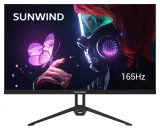 Монитор SunWind 27" SUN-M27BA107 черный IPS 3ms 16:9 HDMI матовая 300cd 178гр/178гр 1920x1080 165Hz G-Sync DP FHD 4.2кг