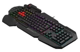 Клавиатура A4Tech Bloody B310N черный USB Multimedia for gamer LED (подставка для запястий) (B310N)