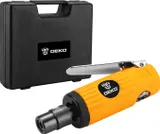 Шлифмашина орбитальная Deko DKPT02 SET 3 113л/мин шпинд.:3мм желтый/черный