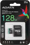 Флеш карта microSDXC 128GB A-Data AUSDX128GUI3V30SA2-RA1 Premier Pro + adapter