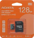Флеш карта microSDXC 128GB A-Data AUSDX128GUI3V30SA2-RA1 Premier Pro + adapter