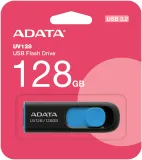 Флеш Диск A-Data 128Gb DashDrive UV128 AUV128-128G-RBE USB3.0 черный/синий