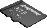 Флеш карта microSDHC 32GB Digma CARD10 V10 + (DGFCA032A01)