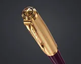 Ручка шариков. Parker 51 Deluxe (CW2123518) Plum GT M черн. черн. подар.кор.