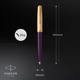 Ручка шариков. Parker 51 Deluxe (CW2123518) Plum GT M черн. черн. подар.кор.