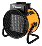 Тепловая пушка электрическая Deko DKIH2200W 2200Вт желтый/черный