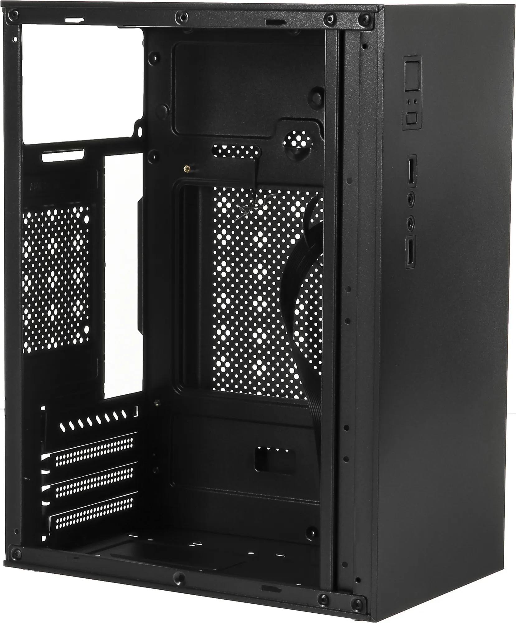 Корпус Accord ACC-259 черный без БП mATX 1x80mm 2xUSB2.0 audio