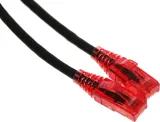 Патч-корд Hyperline PC-LPM-UTP-RJ45-RJ45-C5e-1M-LSZH-BK UTP RJ-45 вил.-вилка RJ-45 кат.5E 1м черный LSZH 24AWG