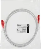 Патч-корд Hyperline PC-LPM-UTP-RJ45-RJ45-C5e-2M-LSZH-WH UTP RJ-45 вил.-вилка RJ-45 кат.5E 2м белый LSZH 24AWG