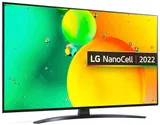 Телевизор LED LG 55" 55NANO766QA.ARUB синяя сажа 4K Ultra HD 60Hz DVB-T DVB-T2 DVB-C DVB-S DVB-S2 USB WiFi Smart TV
