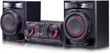 Минисистема LG CJ44 черный 480Вт CD CDRW FM USB BT