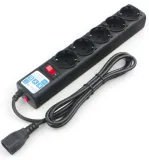 Сетевой фильтр Powercube SPG5-В3 3м (5 розеток) черный (коробка)