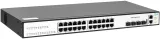 Коммутатор SNR Управляемый коммутатор уровня 3, 24 порта 10/100/1000Base-T и 4 порта 1/10GbE (SFP+).