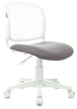 Кресло детское Бюрократ CH-W296NX белый TW-15 сиденье серый Neo Grey сетка/ткань крестов. пластик белый пластик белый