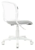 Кресло детское Бюрократ CH-W296NX белый TW-15 гусин.лапка Morris-1 сетка/ткань крестов. пластик белый пластик белый