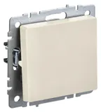 Выключатель IEK Brite ВС10-1-0-БрКр скрыт. 1кл. IP20 бежевый (упак.:1шт) (BR-V10-0-10-K10)