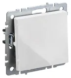 Выключатель IEK Brite ВС10-1-6-БрБ скрыт. 1кл. проходной IP20 белый (упак.:1шт) (BR-V12-0-10-K01)