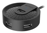 Разветвитель USB 2.0 A4Tech HUB-20 4порт. черный