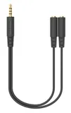 Адаптер аудио A4Tech AD-3P 2xJack 3.5 (f)/Jack 3.5 (m) 0.2м. черный