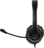 Наушники с микрофоном A4Tech HU-8 черный 2м накладные USB оголовье